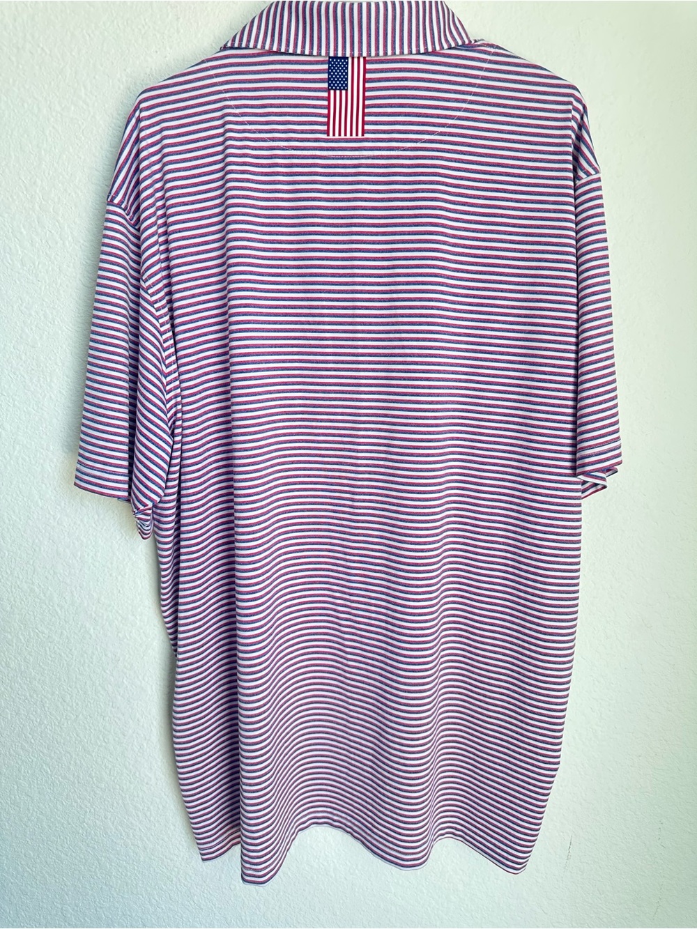 Set of 2 Rhoback Men’s Short Sleeve Performance Polo The Jawn Striped 3XL Golf - Picture 12 of 17